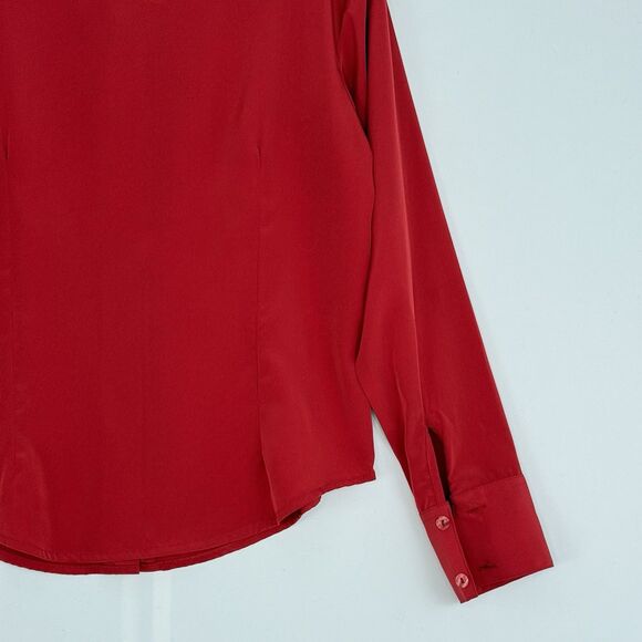 Vintage BCI Clothing Red Size M Women’s Button Down Shirt - Picture 16 of 16
